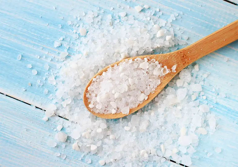 cách chữa tổ đỉa bằng muối