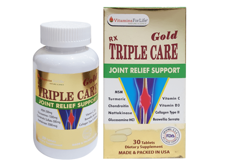 Vitamins For Life Triple care Gold là một sản phẩm xuất sứ từ Hoa Kỳ