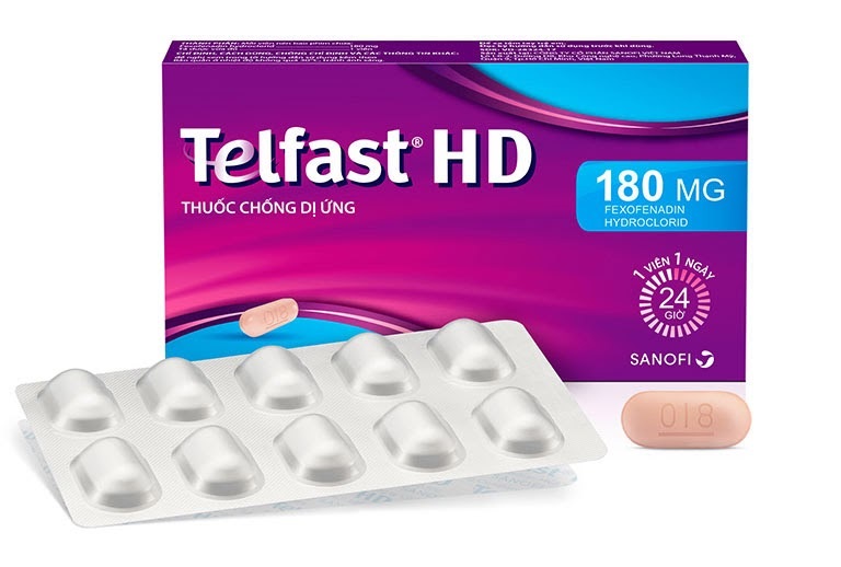 Thuốc chống dị ứng Talfast thuộc nhóm kháng Histamin thế hệ mới