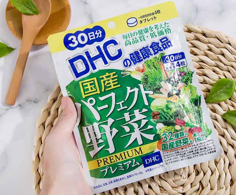 [Review] Viên uống rau củ DHC Perfect Vegetable có tốt không, mua ở đâu, giá bán bao nhiêu?