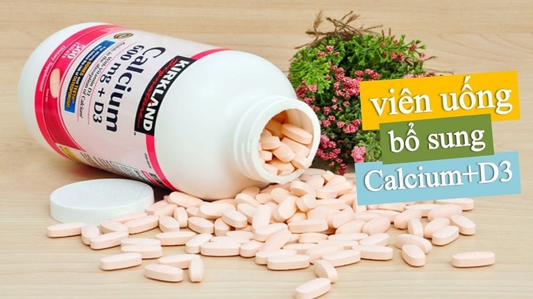 Viên uống Calcium 600mg With Vitamin D3 của hãng Kirkland 