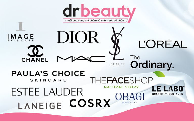 Dr Beauty hợp tác phân phối nhiều thương hiệu nổi tiếng