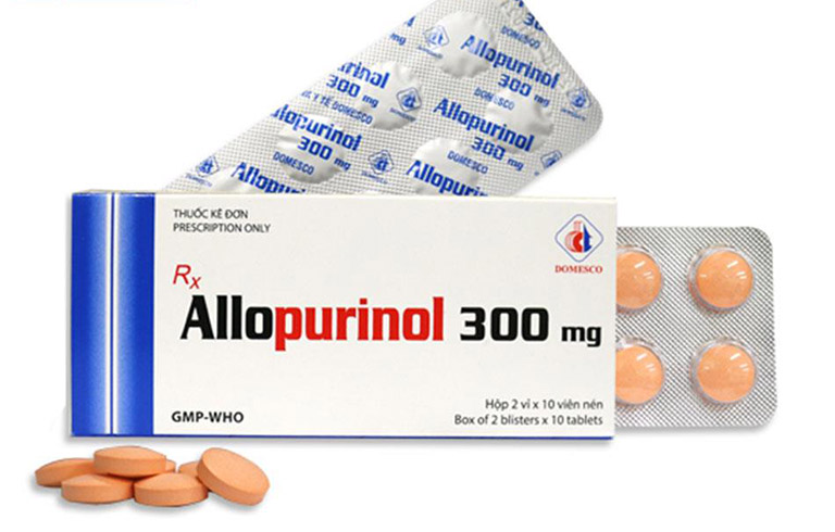 Thuốc trị gout Allopurinol thuộc nhóm thuốc giảm tổng hợp acid uric