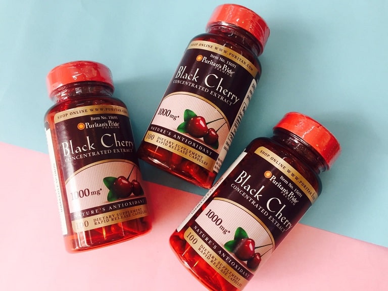 Puritan’s Pride Black Cherry là viên uống hỗ trợ chữa bệnh gút được nhiều người tin dùng