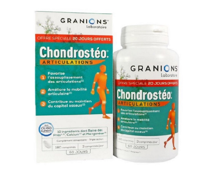 Chondrosteo Articulations là thực phẩm chức năng hỗ trợ điều trị gout của hãng dược phẩm Granions