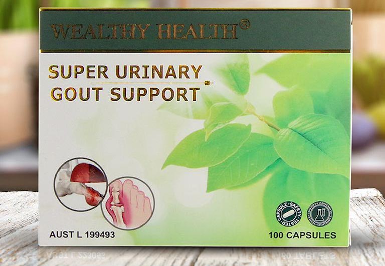 Viên uống Wealthy Health Super Urinary Gout support cho bệnh nhân gout