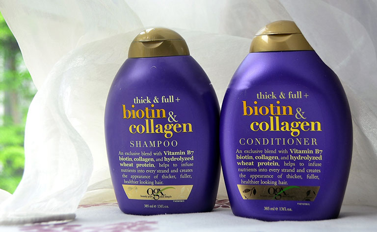 Biotin & Collagen là dòng dầu gội ngăn ngừa rụng tóc và kích thích mọc tóc
