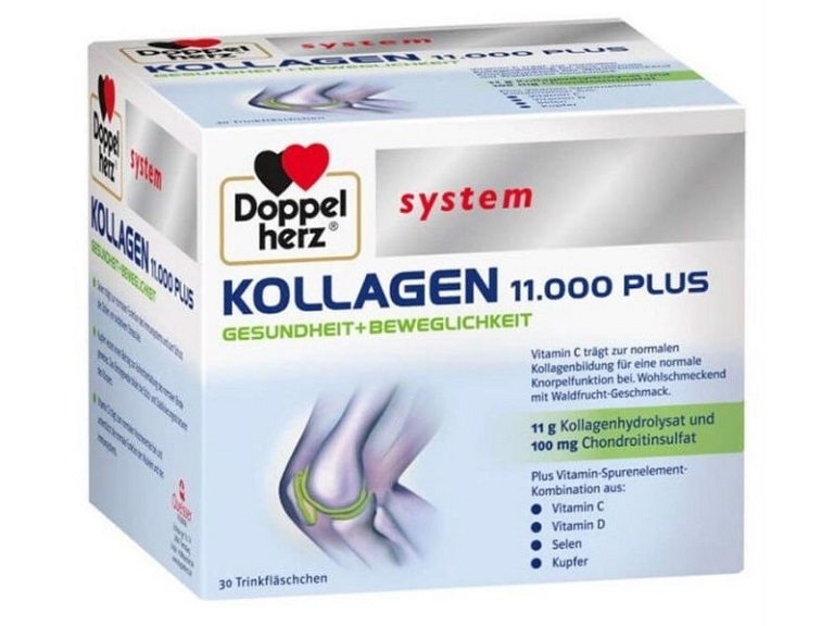 Thuốc chữa gout của Đức Doppelherz Kollagen 11.000 Plus