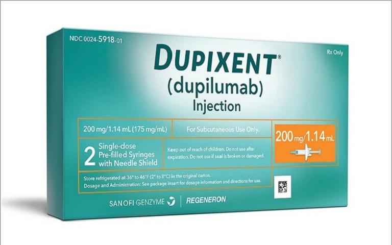 Dùng thuốc chữa bệnh chàm môi dạng tiêm Dupilumab