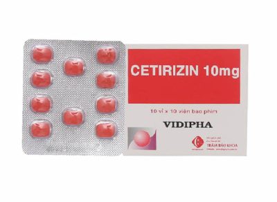 Thuốc trị ngứa da mặt tốt nhất Cetirizine được nhiều người tin dùng
