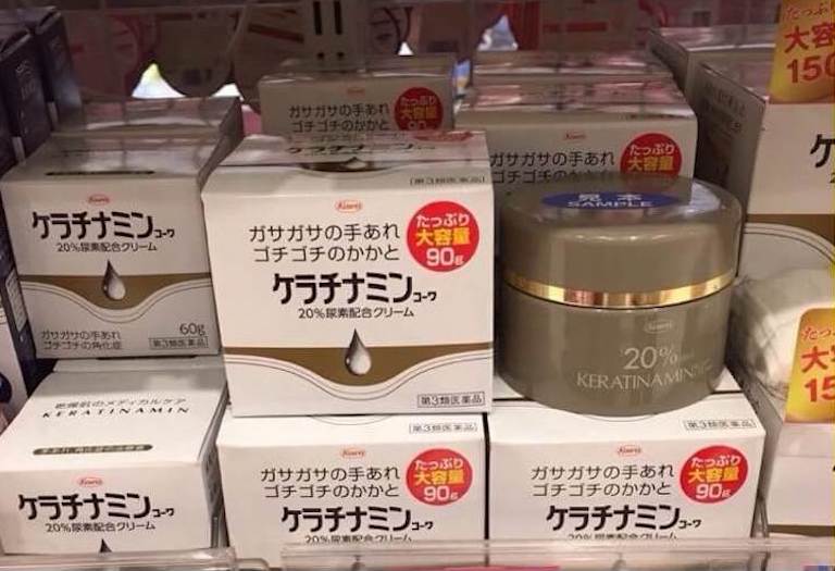 Keratinamin Nhật Bản làm kem bôi nhiều người tin dùng