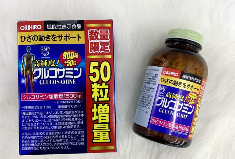 Sản phẩm Glucosamine Orihiro hỗ trợ sức khỏe xương khớp