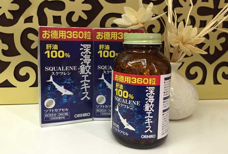 Sản phẩm Orihiro Squalene là thực phẩm chức năng chăm sóc sức khỏe dưới dạng viên nén