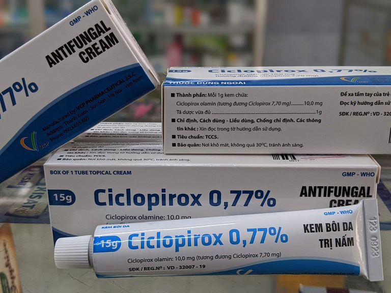 Kem Ciclopirox và Ketoconazol thuộc nhóm thuốc chống nấm tại chỗ đặc trị viêm da tiết bã