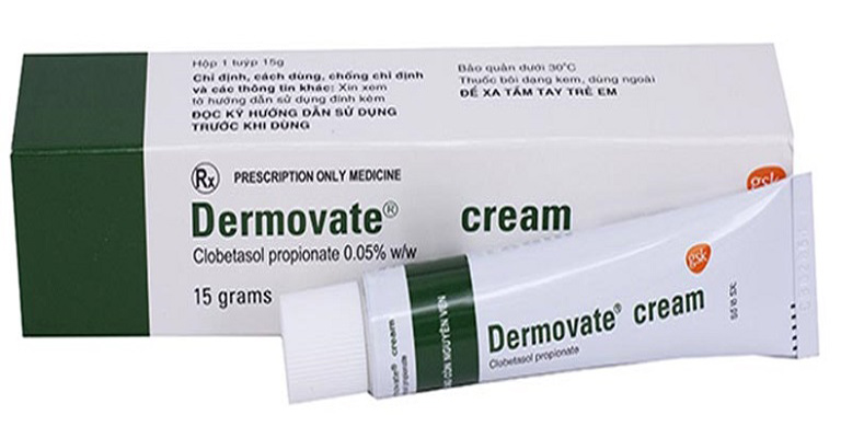 Kem Dermovate thuộc nhóm dược phẩm thoa ngoài chỉ định cho bệnh nhân nhiễm khuẩn da