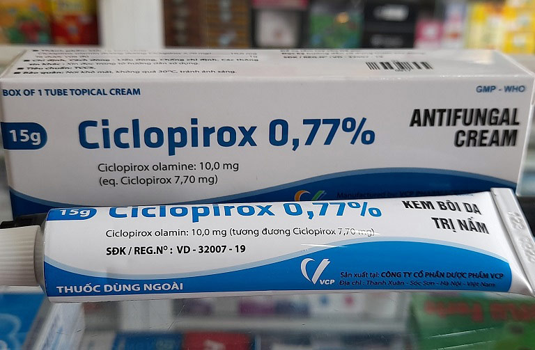 Ciclopirox giúp giảm nhanh triệu chứng viêm nhiễm trên da