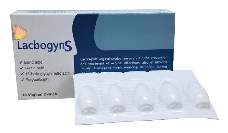 Viên đặt LacbogynS là sản phẩm hỗ trợ chữa viêm nhiễm phụ khoa của Italia