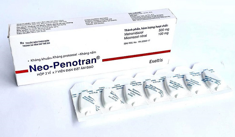 Một trong những thuốc trị viêm lộ tuyến dạng đặt phổ biến nhất là Neo-Penotran