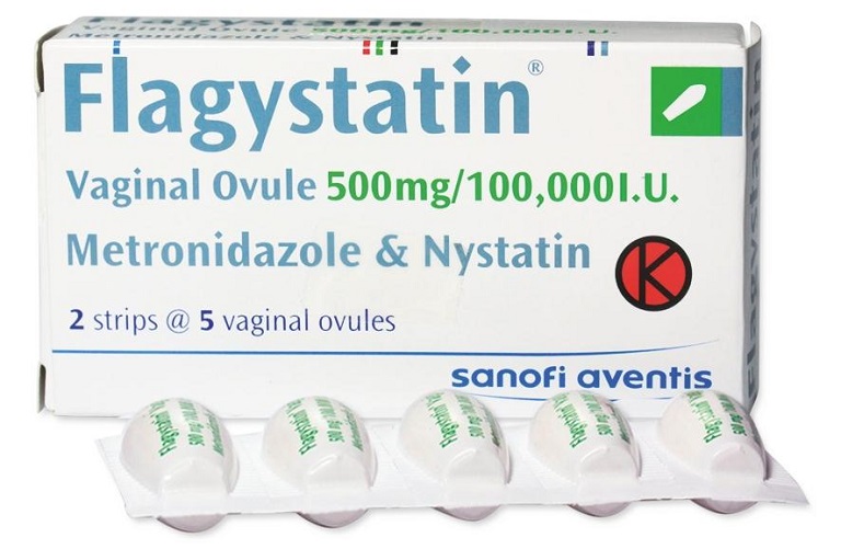 Thuốc đặt Flagystatin được chỉ định cho viêm lộ tuyến cấp độ nhẹ