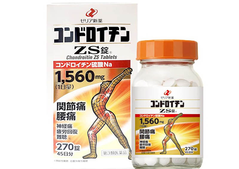 Sản phẩm hàng đầu ZS Chondroitin Nhật Bản chứa nhiều dinh dưỡng cho sụn khớp