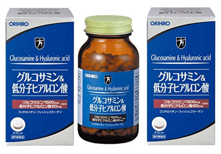 Viên uống bổ xương khớp Glucosamine & Hyaluronic Acid của Orihiro