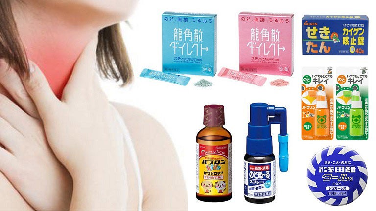 Các sản phẩm bổ trợ và thuốc trị đau họng của Nhật được nhiều người tin dùng