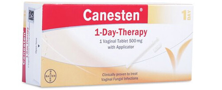 Thuốc chữa nấm Candida âm đạo hiệu quả Canesten khá phổ biến hiện nay