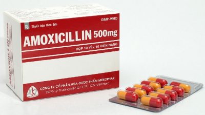 Thuốc điều trị viêm họng - Kháng sinh Amoxicillin