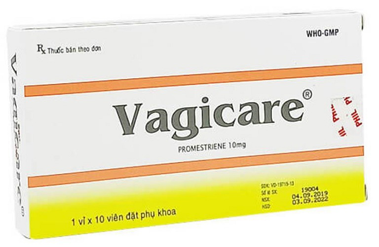 Thuốc Vagicare chứa hoạt chất chính là Promestriene nồng độ 10mg