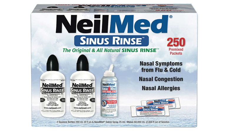 NeilMed làm sạch mũi nhẹ nhàng và an toàn