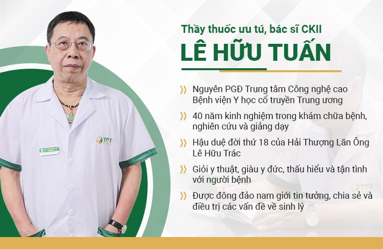 Bác sĩ CKII Lê Hữu Tuấn - PGĐ Bệnh viện Y học cổ truyền Trung ương