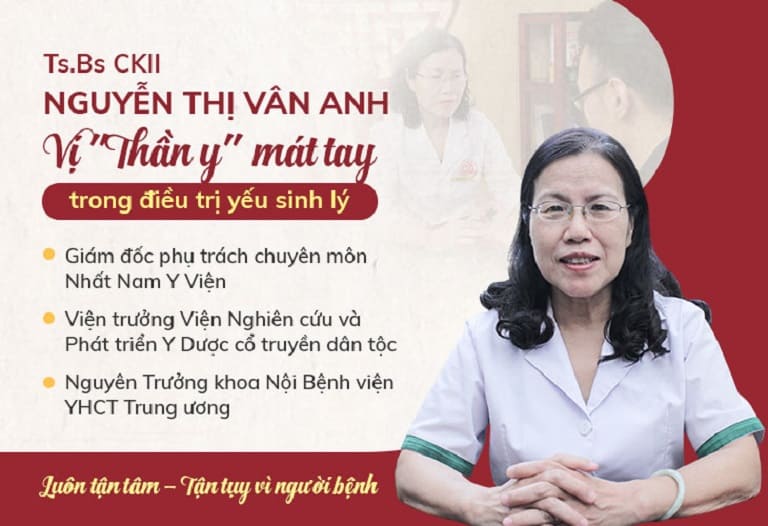 Bác sĩ Vân Anh đã có nhiều đóng góp lớn cho nền YHCT Việt Nam, đặc biệt là trong lĩnh vực nam khoa