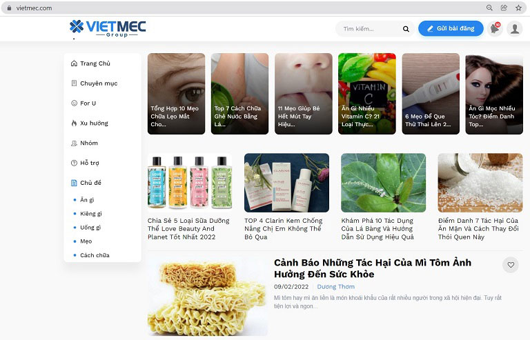 Vietmec.com ra mắt đánh dấu bước tiến mạnh mẽ của y tế 4.0 tại Việt Nam