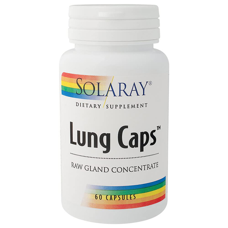 Sản phẩm Lung Caps Solaray không chứa chất tạo mùi