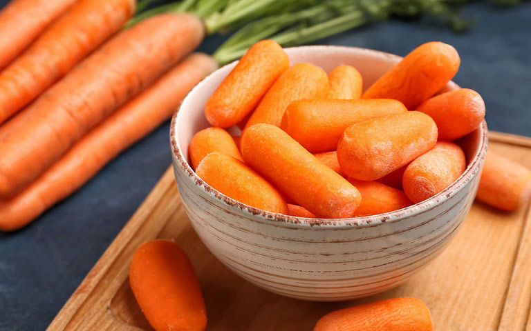 Cà rốt là nguồn thực phẩm giàu vitamin A