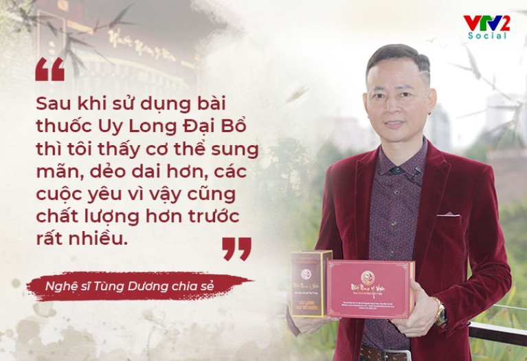 Nghệ sĩ Tùng Dương chia sẻ về Uy Long Đại Bổ trên VTV2