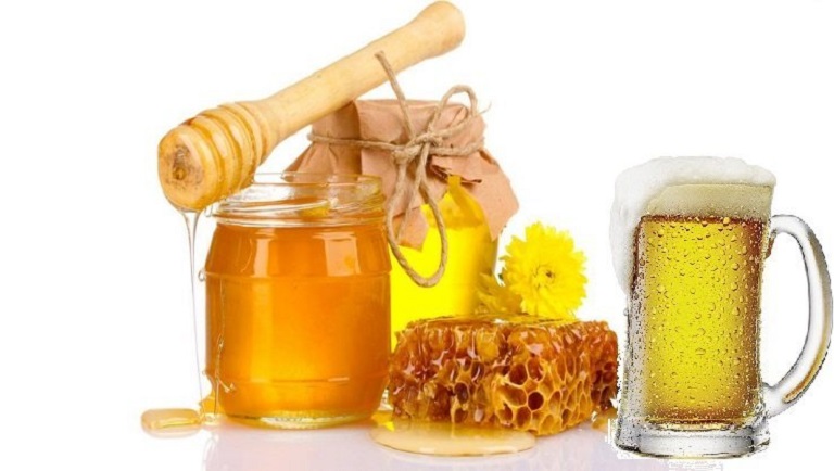 Hỗn hợp bia, trái bơ và mật ong giúp trị rụng tóc hiệu quả