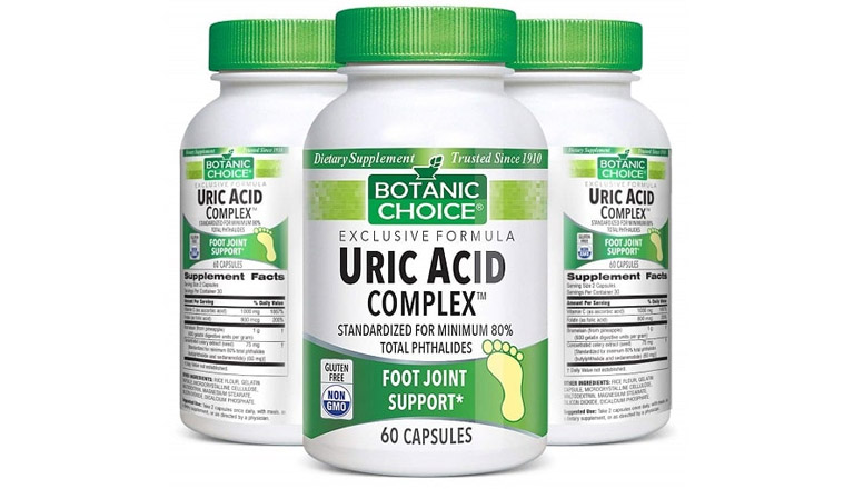 Uric Acid Complex giúp giảm cơn đau và sưng đỏ khớp