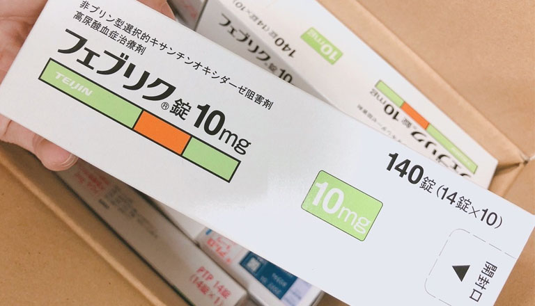 Feburic Tablet 10mg là thuốc trị gout của Nhật Bản được tin dùng hiện nay