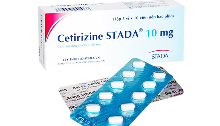 Thuốc Cetirizine dùng được cho cả mề đay cấp tính và mãn tính