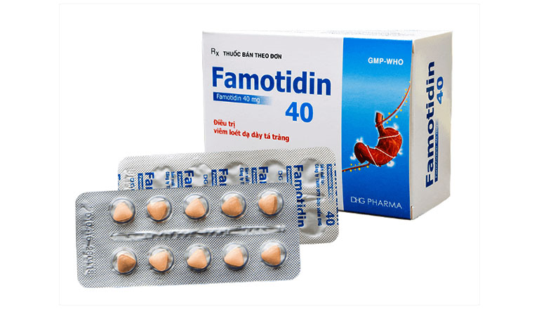 Famotidine thuộc nhóm thuốc kháng Histamin thế hệ 2