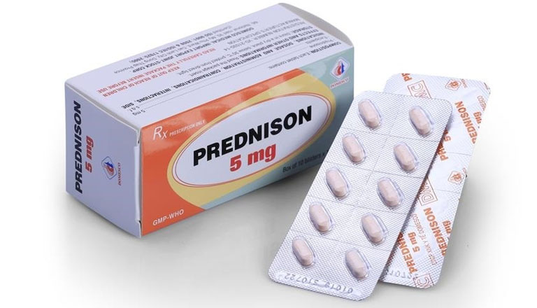 Prednisone cũng là thuốc trị mề đay cho trẻ em được dùng khá nhiều
