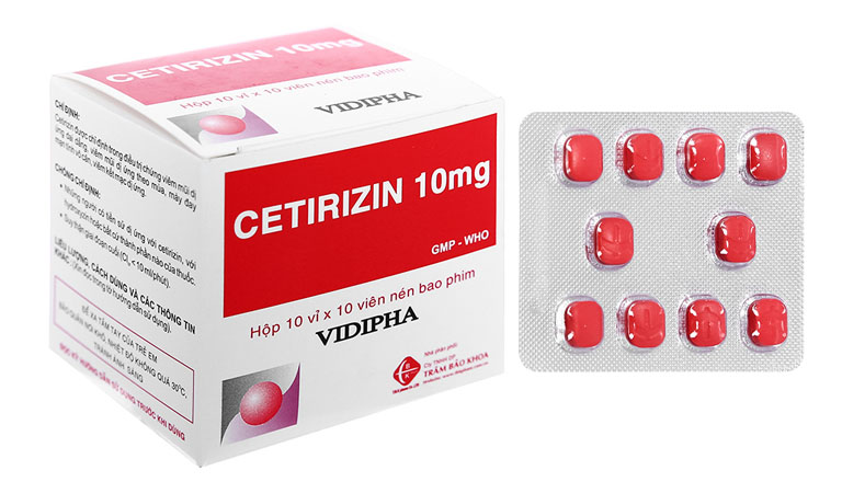 Cetirizin được đánh giá có hiệu quả khá tốt