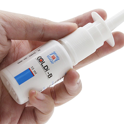Sử dụng xịt mũi Coldi-B làm cách điều trị bệnh viêm mũi xuất tiết
