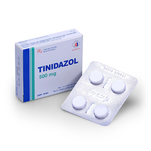 Điều trị huyết trắng bằng thuốc Tinidazol giúp giảm triệu chứng bệnh nhanh chóng