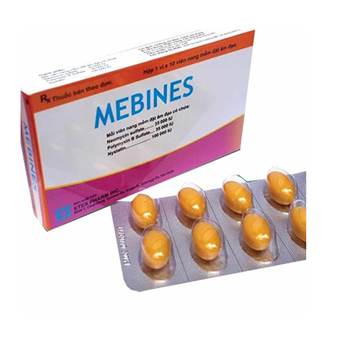 Mebines- Thuốc đặt âm đạo trị nấm ít gây tác dụng phụ