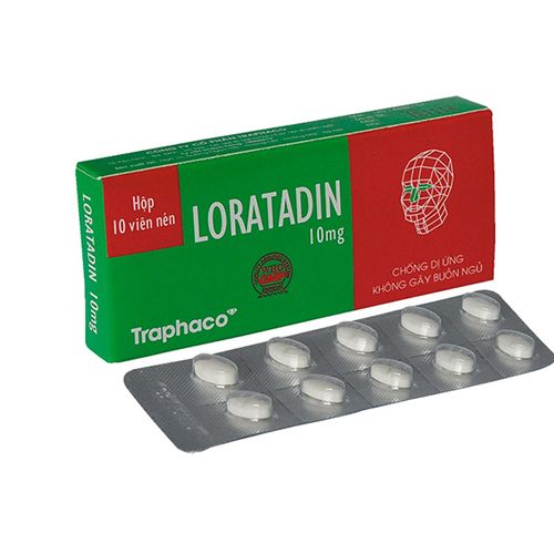 Thuốc chống dị ứng mề đay cho trẻ trên 2 tuổi - Loratadin
