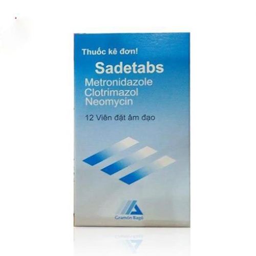 Thuốc đặt Sadetab trị viêm lộ tuyến 