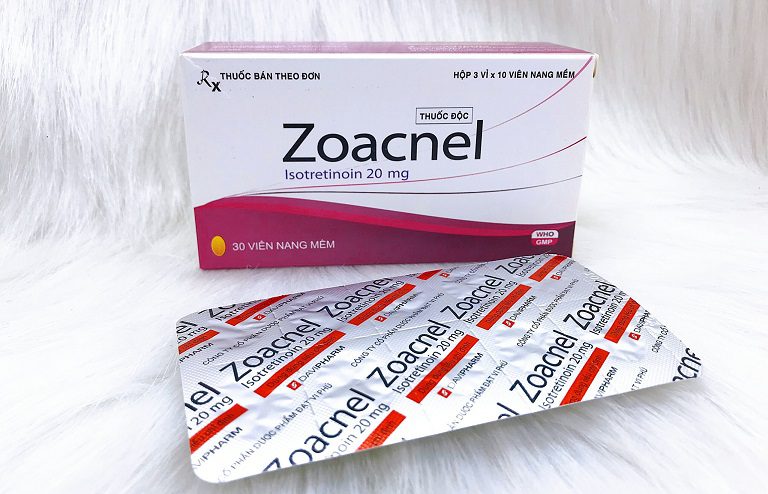 Thuốc uống trị mụn da liễu Isotretinoin Zoacnel
