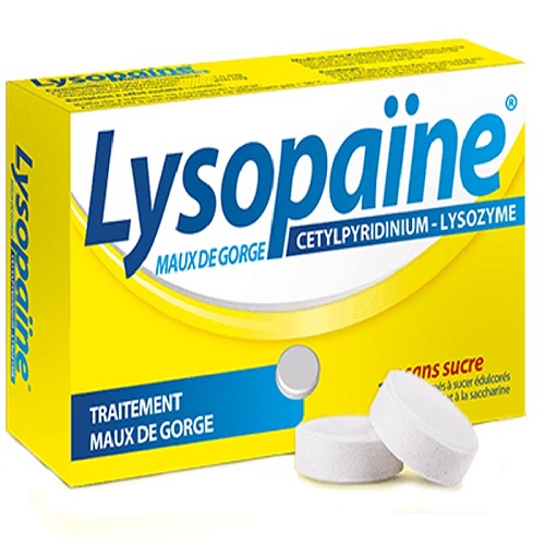 Thuốc Lysopaine trả lời cho câu hỏi "Viêm amidan uống thuốc gì?"